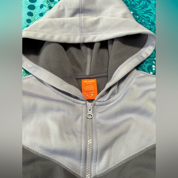 Youth Purple Joe Fresh Active Zip-Up - Picture 3 of 7